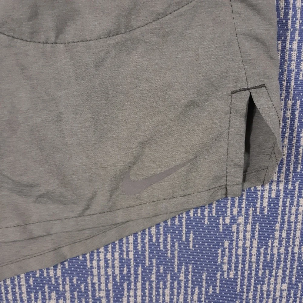 Nike Dri-Fit Shorts Mens XL Athletic Elastic Waist Gray Gym Running Lined